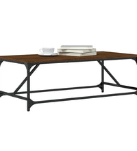 Couchtisch Braun Eichen-Optik 100x50x35 cm Holzwerkstoff