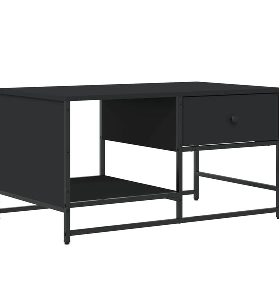 Couchtisch Schwarz 85,5x51x45 cm Holzwerkstoff