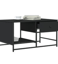 Couchtisch Schwarz 85,5x51x45 cm Holzwerkstoff