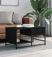 Couchtisch Schwarz 85,5x51x45 cm Holzwerkstoff