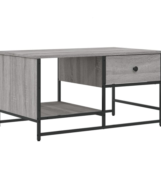 Couchtisch Grau Sonoma 85,5x51x45 cm Holzwerkstoff