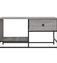 Couchtisch Grau Sonoma 85,5x51x45 cm Holzwerkstoff