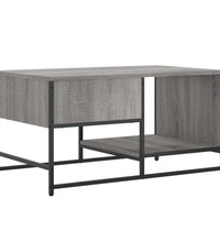 Couchtisch Grau Sonoma 85,5x51x45 cm Holzwerkstoff