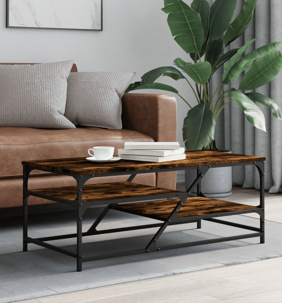 Couchtisch Räuchereiche 100x49x40 cm Holzwerkstoff