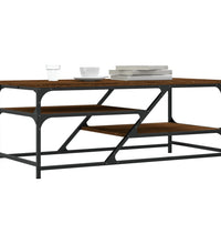 Couchtisch Braun Eichen-Optik 100x49x40 cm Holzwerkstoff