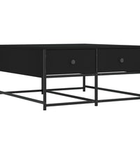 Couchtisch Schwarz 80x80x40 cm Holzwerkstoff