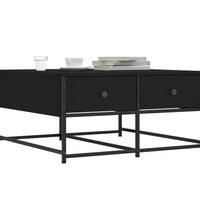 Couchtisch Schwarz 80x80x40 cm Holzwerkstoff