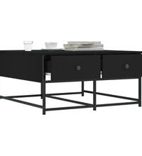Couchtisch Schwarz 80x80x40 cm Holzwerkstoff