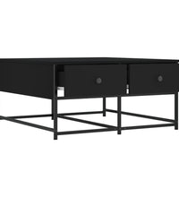 Couchtisch Schwarz 80x80x40 cm Holzwerkstoff