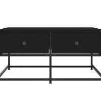 Couchtisch Schwarz 80x80x40 cm Holzwerkstoff