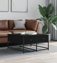 Couchtisch Schwarz 80x80x40 cm Holzwerkstoff