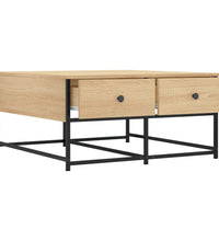 Couchtisch Sonoma-Eiche 80x80x40 cm Holzwerkstoff