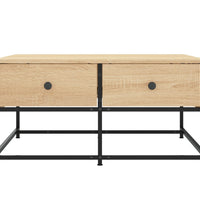 Couchtisch Sonoma-Eiche 80x80x40 cm Holzwerkstoff