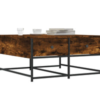 Couchtisch Räuchereiche 80x80x40 cm Holzwerkstoff