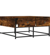 Couchtisch Räuchereiche 80x80x40 cm Holzwerkstoff