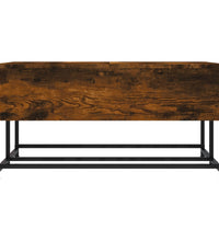 Couchtisch Räuchereiche 80x80x40 cm Holzwerkstoff