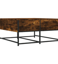Couchtisch Räuchereiche 80x80x40 cm Holzwerkstoff