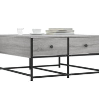 Couchtisch Grau Sonoma 80x80x40 cm Holzwerkstoff