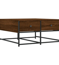 Couchtisch Braun Eichen-Optik 80x80x40 cm Holzwerkstoff
