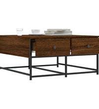 Couchtisch Braun Eichen-Optik 80x80x40 cm Holzwerkstoff