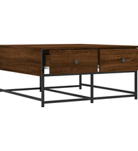 Couchtisch Braun Eichen-Optik 80x80x40 cm Holzwerkstoff