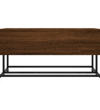 Couchtisch Braun Eichen-Optik 80x80x40 cm Holzwerkstoff