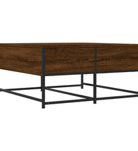 Couchtisch Braun Eichen-Optik 80x80x40 cm Holzwerkstoff