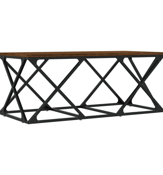 Couchtisch Braun Eichen-Optik 100x49x40 cm Holzwerkstoff