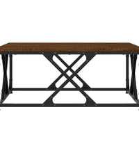 Couchtisch Braun Eichen-Optik 70x70x30 cm Holzwerkstoff