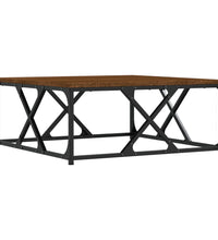 Couchtisch Braun Eichen-Optik 70x70x30 cm Holzwerkstoff