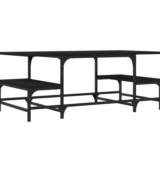 Couchtisch Schwarz 100x50,5x40 cm Holzwerkstoff