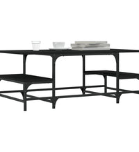 Couchtisch Schwarz 100x50,5x40 cm Holzwerkstoff