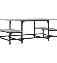 Couchtisch Grau Sonoma 100x50,5x40 cm Holzwerkstoff