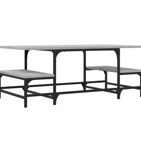 Couchtisch Grau Sonoma 100x50,5x40 cm Holzwerkstoff