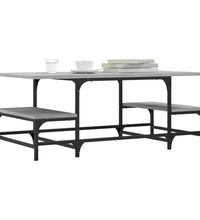 Couchtisch Grau Sonoma 100x50,5x40 cm Holzwerkstoff