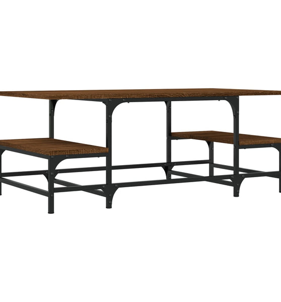 Couchtisch Braun Eichen-Optik 100x50,5x40 cm Holzwerkstoff