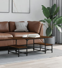 Couchtisch Braun Eichen-Optik 100x50,5x40 cm Holzwerkstoff