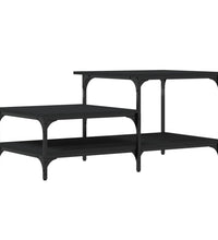 Couchtisch Schwarz 100x50,5x45 cm Holzwerkstoff