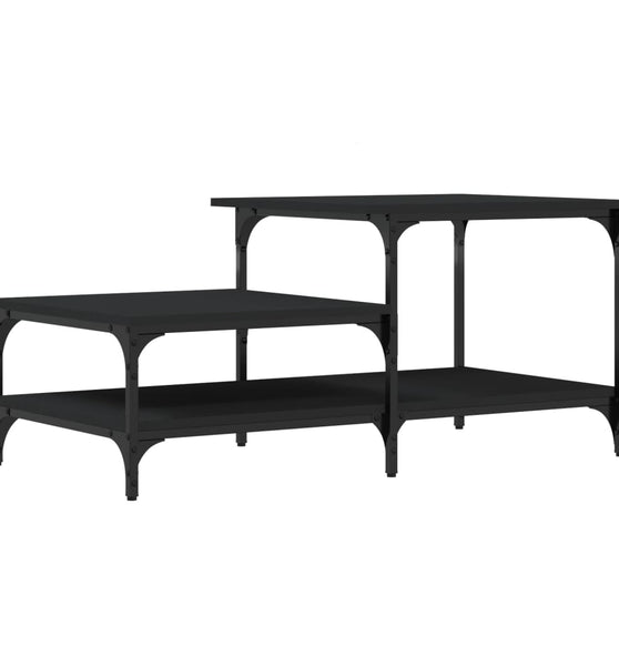 Couchtisch Schwarz 100x50,5x45 cm Holzwerkstoff