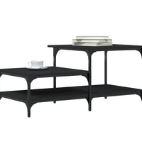 Couchtisch Schwarz 100x50,5x45 cm Holzwerkstoff