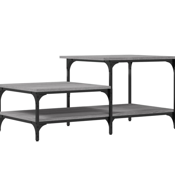 Couchtisch Grau Sonoma 100x50,5x45 cm Holzwerkstoff