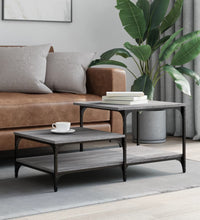 Couchtisch Grau Sonoma 100x50,5x45 cm Holzwerkstoff