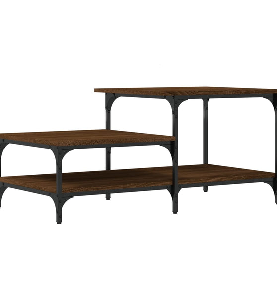 Couchtisch Braun Eichen-Optik 100x50,5x45 cm Holzwerkstoff