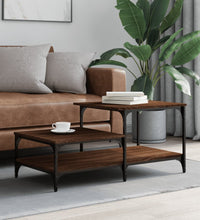 Couchtisch Braun Eichen-Optik 100x50,5x45 cm Holzwerkstoff