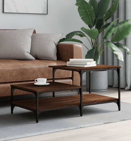 Couchtisch Braun Eichen-Optik 100x50,5x45 cm Holzwerkstoff