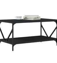 Couchtisch Schwarz 90x50x45 cm Holzwerkstoff