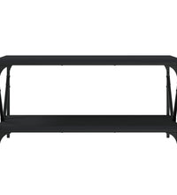 Couchtisch Schwarz 90x50x45 cm Holzwerkstoff