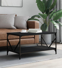 Couchtisch Schwarz 90x50x45 cm Holzwerkstoff