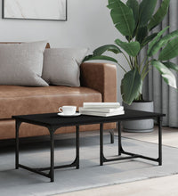 Couchtisch Schwarz 90x50x35 cm Holzwerkstoff