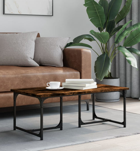 Couchtisch Räuchereiche 90x50x35 cm Holzwerkstoff